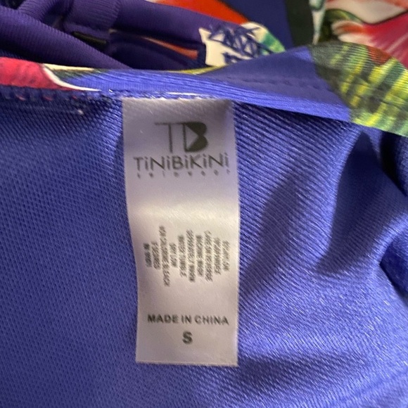 “TINIBIKINI” Floral Tank Weaved Swimsuit - Picture 11 of 11